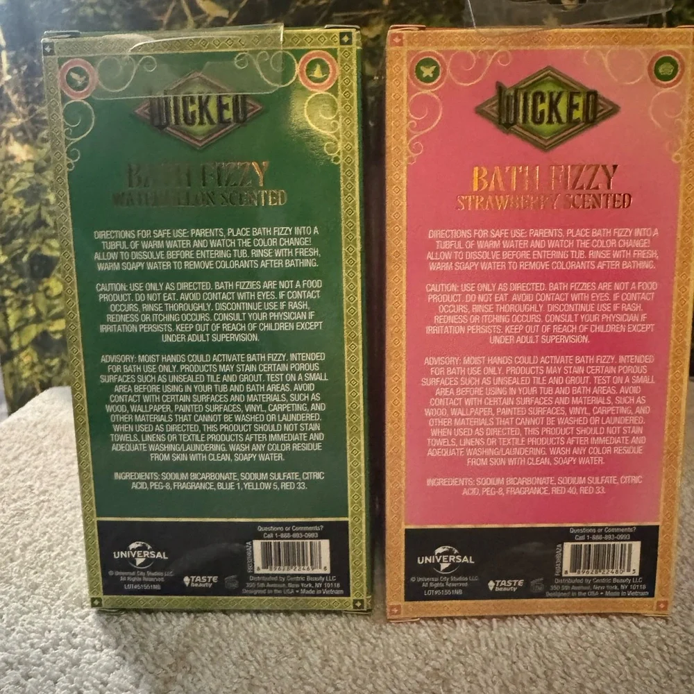 Wicked Watermelon and Strawberry Bath Fizzy Set